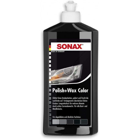 Sonax Polish + Wax schwarz 500 ml