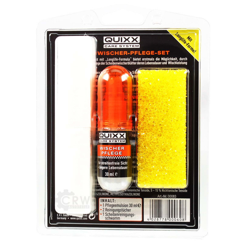 Original Quixx Scheibenwischer Pflege Set