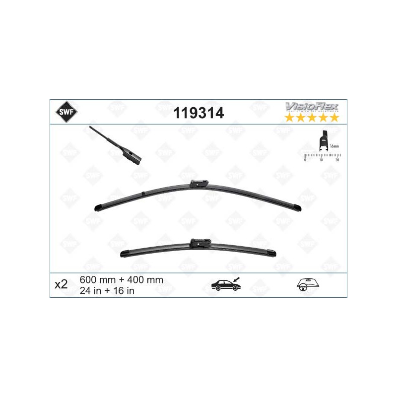 Scheibenwischer Für SKODA Scala - 650/450mm AEROdynamics
