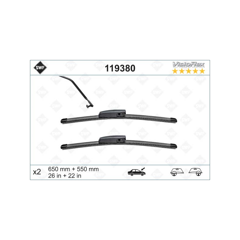 Original SWF Scheibenwischer vorne Renault Scénic 2