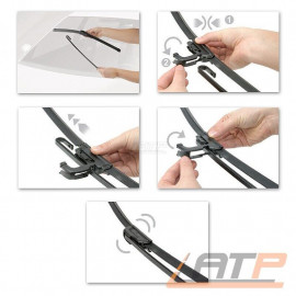 Original Bosch Scheibenwischer vorne für Alfa Romeo 147