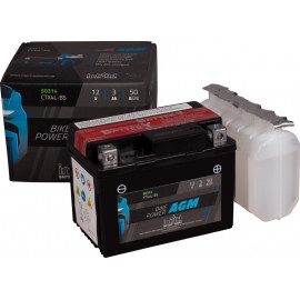 AGM Batterie für Zweirad, Roller und Motorrad 50314