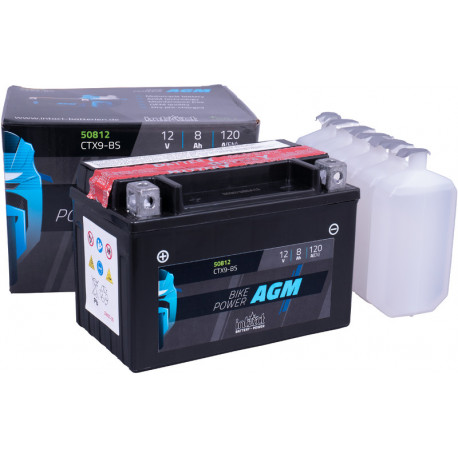 AGM Batterie für Zweirad, Roller und Motorrad 50812