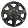 4 stabile Radkappen anthrazit für 14" Zoll Stahlfelgen