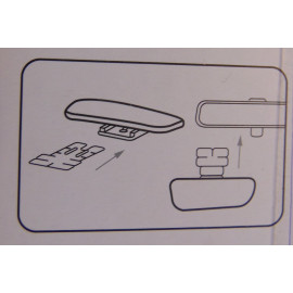 2x Spiegel gegen toten Winkel für aussen und innen Zusatzspiegel