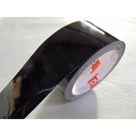 Zierstreifen 9 mm schwarz glänzend 710 RAL 9005