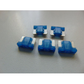 5 Stück Mini LP Flachsicherungen Low Profile blau 15 Ampere
