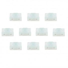 10 Stück Mini LP Flachsicherungen Low Profile weiß 25 Ampere