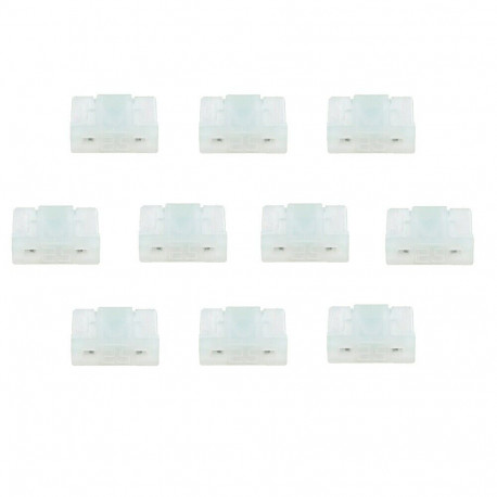 10 Stück Mini LP Flachsicherungen Low Profile weiß 25 Ampere