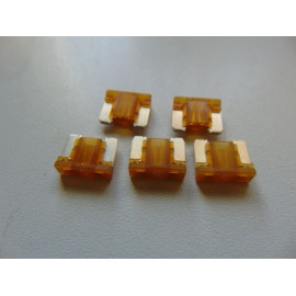 10 Stück Mini LP Flachsicherungen Low Profile hellbraun 5 Ampere