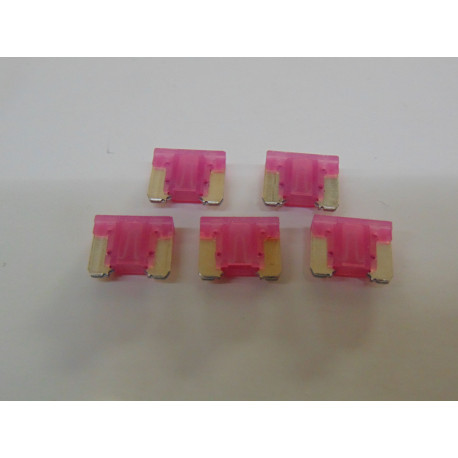 5 Stück Mini LP Flachsicherungen Low Profile rosa 4 Ampere