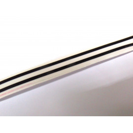 Zierstreifen 2x 1,5 mm schwarz Doppelstreifen