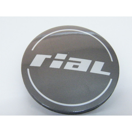 Nabenkappe Rial F923 metal grey glänzend